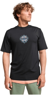 2026 Billabong M&auml;nner Solar Flare  Locker Sitzendes, Kurzärmeliges Lycra-Trikot EBYWR03028 - Black