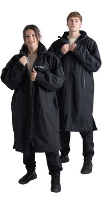 2026 Dryrobe Nexus Langarm-Umkleebademantel NXS - Black