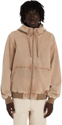 2026 Element M&auml;nner Süße Low Tide Denim Hooded Jacket ELYJK00300 - Beige Tint Wash
