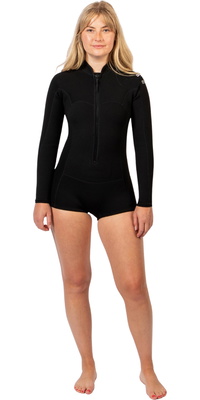 2026 Gul Frauen Yulex Luna7 2mm Rei&szlig;verschluss Vorne Boyleg Fr&uuml;hlingsanzug Neoprenanzug LA4305-BKBK - Black