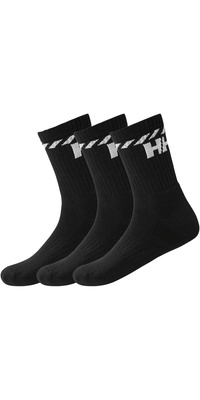 2026  Helly Hansen  Baumwoll- Sport -Socken 3er-Pack 67479  Black