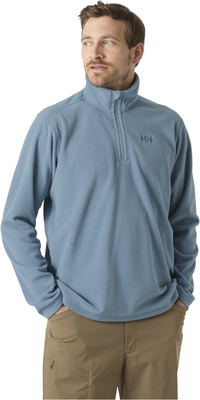 2026 Helly Hansen M&auml;nner Daybreaker 1/2 Zip Fleece 50844 - Washed Navy
