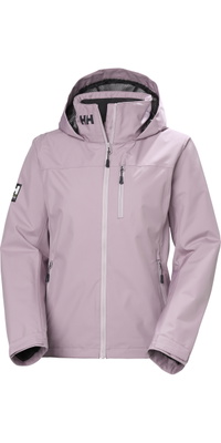 2026 Helly Hansen Womens Crew Hooded Midlayer Jacket 2.0 34447 - Purple Clay