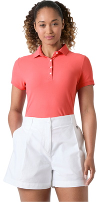 2026 Helly Hansen Frauen Crewline Polo Top 53049 - Sunset Pink