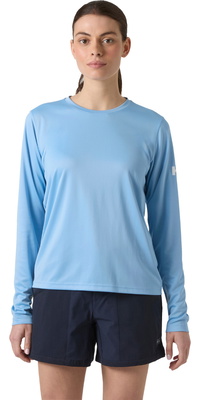 2026 Helly Hansen Frauen Tech Crew Long Sleeve 2.0 49579 - Bright Blue