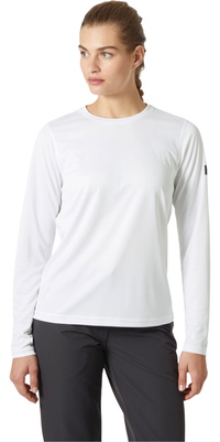 2026 Helly Hansen Frauen Tech Crew Long Sleeve 2.0 49579 - White