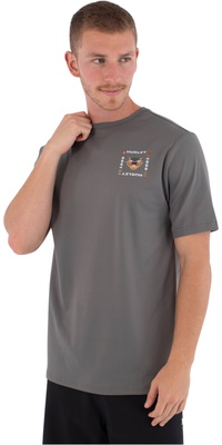 2026 Hurley Männer Regular Bolud Kurzarm-Lycra-Weste MLEU00005 - Dark Stone Grey