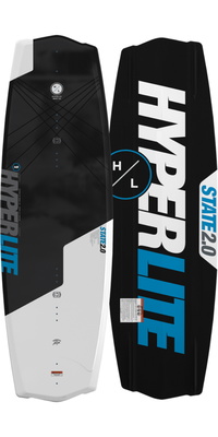 2026 Hyperlite State Wakesurfer Board H26ST.1  Black / Weiß