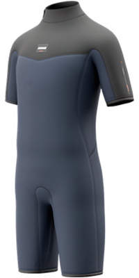 2026 Mystic Junior Star 3/2mm R&uuml;ckenrei&szlig;verschluss Shorty Neoprenanzug 35000.260055 - Black / Navy