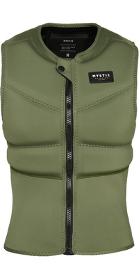 2026 Mystic Frauen Star Front Zip Impact Vest 35005.230232 - Olive Green