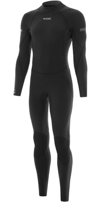 2026 Nyord M&auml;nner Solu Yulex 3/2mm R&uuml;ckenrei&szlig;verschluss Fl Neoprenanzug SOLM32FLBZ001 - Black