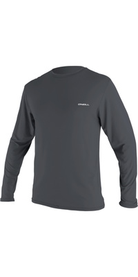 2026 ONeill M&auml;nner Basic Skins Langarm-Sonnenhemd 5719 - Graphite