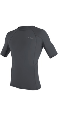 2026 ONeill Männer Basic Skins Kurzarm-Lycra-Trikot 5713 - Graphite
