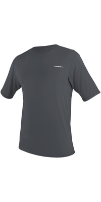 2026 ONeill Männer Basic Skins Kurzarm-Sonnenhemd 5715 - Graphite