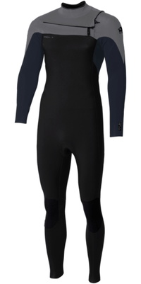 2026 ONeill M&auml;nner Epic 3/2mm Brustrei&szlig;verschluss Neoprenanzug 5646 - Black / Slate / Smoke