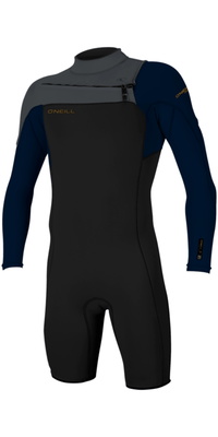 2026 ONeill Männer Hammer 2mm Brustreißverschluss Langärmel Frühlingsanzug Neoprenanzug 4928 - Black / Abyss / Graphite