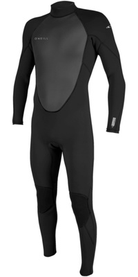 2026 ONeill Männer Reactor-2 3/2mm Rückenreißverschluss Neoprenanzug 5040B - Black / Black
