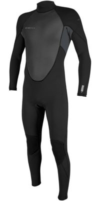 2026 ONeill Männer Reactor-2 3/2mm Rückenreißverschluss Neoprenanzug 5040B - Black / Graphite