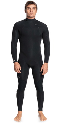 2026 Quiksilver M&auml;nner Everyday Sessions 3/2mm R&uuml;ckenrei&szlig;verschluss Neoprenanzug 25AW213509 - Black