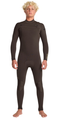 2026 Quiksilver M&auml;nner Everyday Sessions 3/2mm Brustrei&szlig;verschluss Neoprenanzug 25AW213510 - Brown