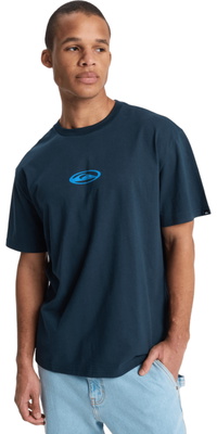 2026 Quiksilver M&auml;nner Blumen-Surf-T-Shirt EQYZT08301 - Dark Navy