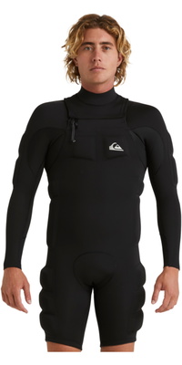 2026 Quiksilver Männer Highline Pro Impact Spring Langärmel Shorty EQYWP03012 - Black