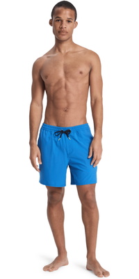 2026 Quiksilver Männer Stretch Piped Volley 16 Boardshorts EQYJV04211 - Nebulas Blue