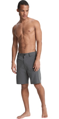 2026 Quiksilver M&auml;nner Union Heather Amph 19 Shorts EQYHY03877 - Black Heather
