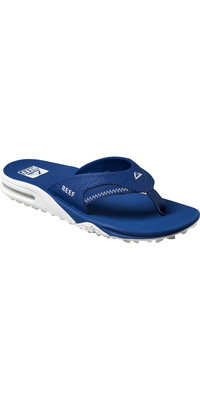 2026 Reef Mens Fanning Pregame Sandals CJ6409 - Navy / White