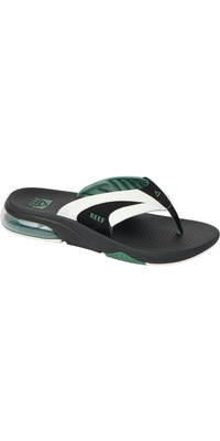 2026 Reef Mens Fanning+ Sandals CJ9037 - White / Black / Green