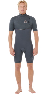 2026 Rip Curl Männer E-Bomb 2/2mm Zip-frei Shorty Neoprenanzug 124MSP - Iron