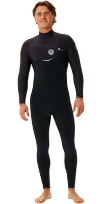 2026 Rip Curl M&auml;nner E-Bomb 3/2mm Brustrei&szlig;verschluss Neoprenanzug 17SMFS - Black