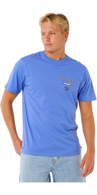2026 Rip Curl Männer Fade Out Icon Tee 0CAMTE - Blue Haze