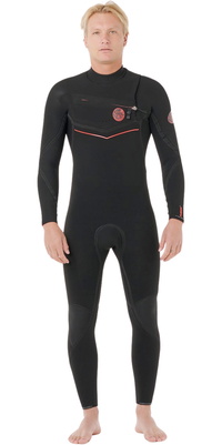2026 Rip Curl Mens Flashbomb Fusion 4/3mm Chest Zip Wetsuit 176MFS - Black