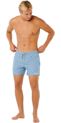 2026 Rip Curl M&auml;nner Streamline Offset Volley Boardshorts 0EQMBO - Faded Denim