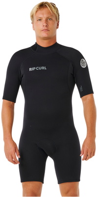 2026 Rip Curl Männer Trad 2mm Rückenreißverschluss Shorty 12AMSP - Black