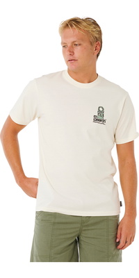 2026 Rip Curl M&auml;nner Vaporcool Search Stack Tee 0K5MTE - Bone