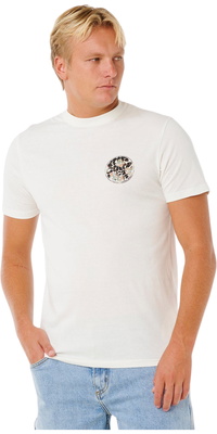 2026 Rip Curl Männer Wettie Passage Icon Tee 10EMTE - Bone