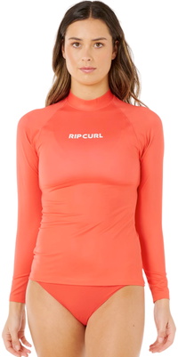 2026 Rip Curl Frauen Classic Surf Langarm-Lycra-Weste Mit UPF 17MWRV  Red
