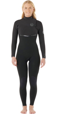 2026 Rip Curl Frauen E-Bomb 3/2mm Zip-frei Neoprenanzug 16MWFS - Black