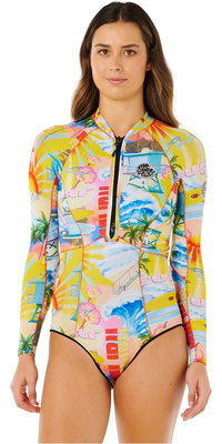2026 Rip Curl Frauen G-Bomb 1.5mm Reißverschluss Vorne Frühlings-Neoprenanzug 13PWSP - Multicolor