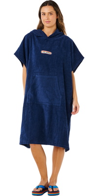 2026 Rip Curl Frauen Icon Kapuzen- Poncho -Handtuch 17OWTO - Dark Navy