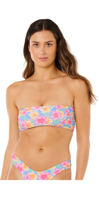 2026 Rip Curl Frauen Malibu Cove Revo Bandeau 0X4WSW - Blue