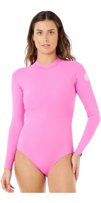 2026 Rip Curl Womens Premium Surf Long Sleeve Surf Suit 15CWRV - Super Pink