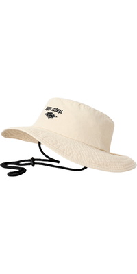 2026 Rip Curl Frauen Premium Surf UPF Sun Hat 04OWHE - Natural / Black