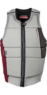 2026 Ronix Supreme Impact Vest R26V-IMP-SU.1  Kreidegrau / Maroon
