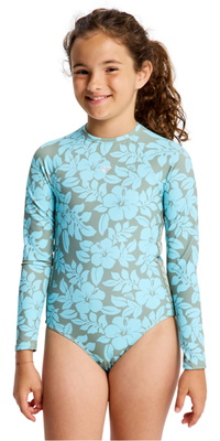 2026 Roxy Junior Roxy Spirit Onesie Badeanzug ERGWR03484 - Oil Green The Mo Mini Rg