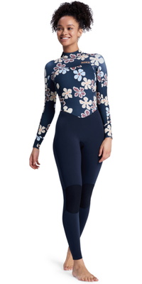 2026 Roxy Frauen Swell Natural 3/2mm Rückenreißverschluss Neoprenanzug 26BW213511 - Flower