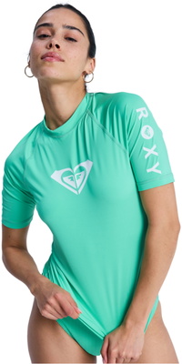 2026 Roxy Frauen Whole Hearted Kurzarm-Lycra-Weste ERJWR03548 - Katydid