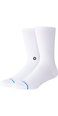 2026  Stance  Unisex Icon  Crew  Socken M311D14ICO  Weiß / Black